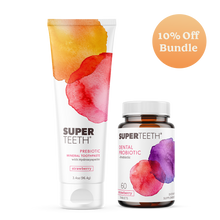 Load image into Gallery viewer, Dental Probiotic + Prebiotic Mineral Toothpaste Bundle - Strawberry