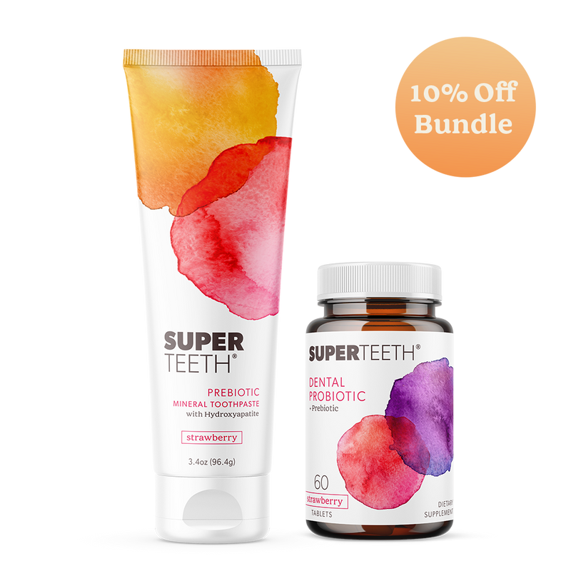 Kids Probiotic + Remineralizing Oral Care System - Strawberry
