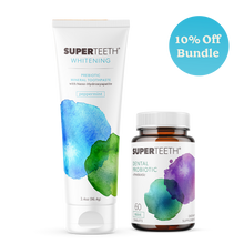 Load image into Gallery viewer, Dental Probiotic + Nano-Hydroxyapatite Whitening Toothpaste Bundle - Peppermint