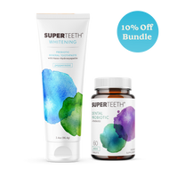 Dental Probiotic + Nano-Hydroxyapatite Whitening Toothpaste Bundle - Peppermint
