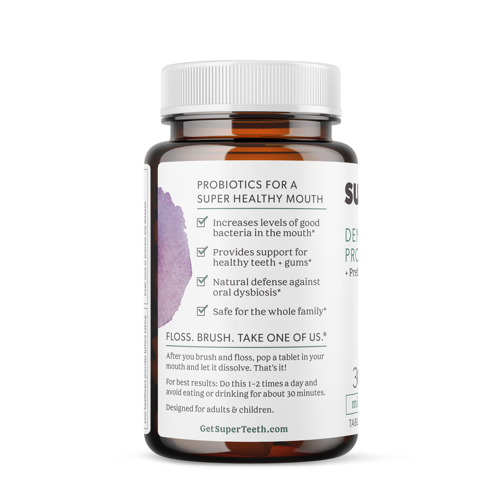 Dental Probiotic & Toothpaste Without Sodium Lauryl Sulfate | SuperTeeth