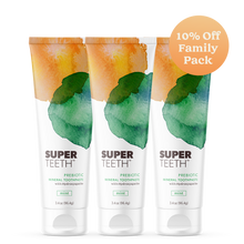 Load image into Gallery viewer, Remineralizing Hydroxyapatite Prebiotic Toothpaste 3 Pack Bundle
