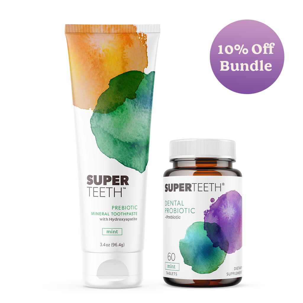 Dental Probiotic & Toothpaste Without Sodium Lauryl Sulfate | SuperTeeth