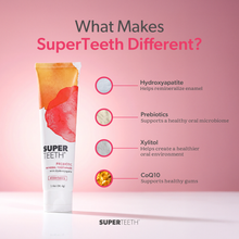 Load image into Gallery viewer, Hydroxyapatite Prebiotic Toothpaste - Strawberry
