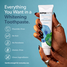 Load image into Gallery viewer, Whitening Nano-Hydroxyapatite Prebiotic Toothpaste - Peppermint
