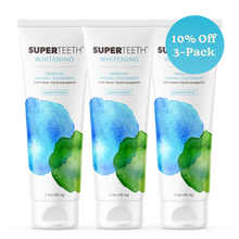 Load image into Gallery viewer, Whitening Prebiotic Toothpaste 3 Pack - Peppermint
